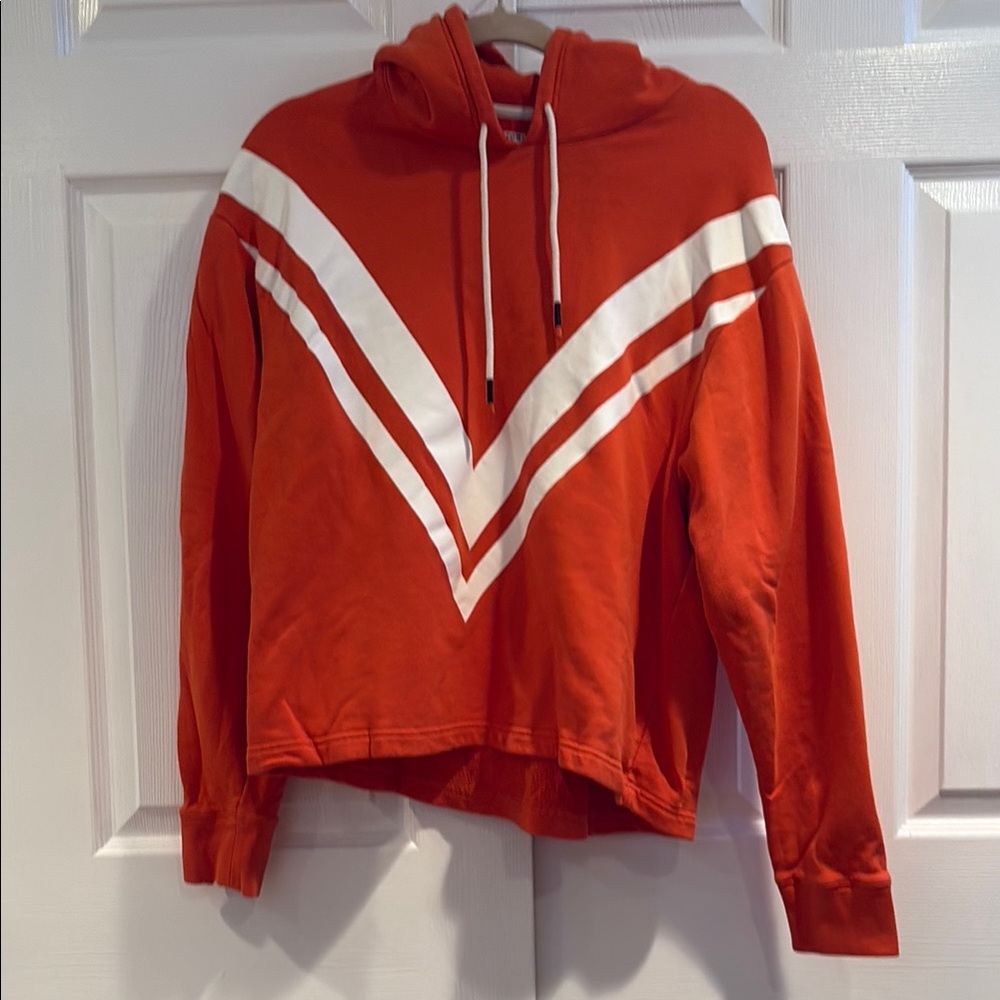 Tory Sport Orange Chevron Sweatshirt